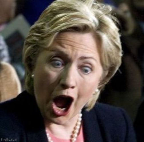 Shocked Hillary | image tagged in shocked hillary | made w/ Imgflip meme maker