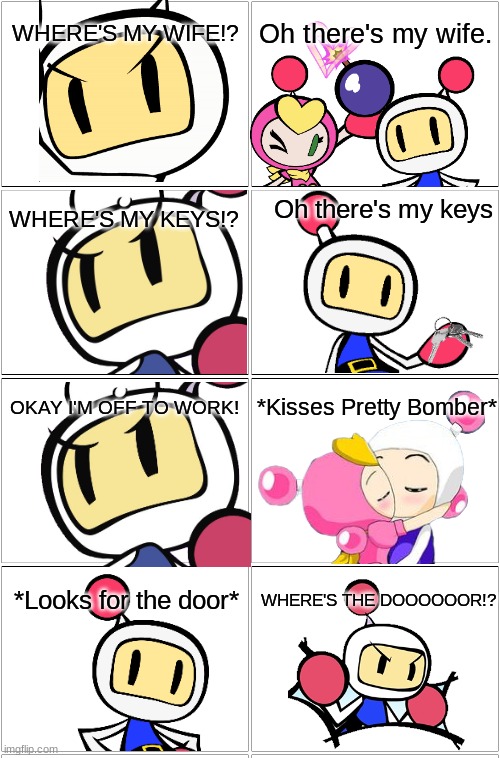 An asdfmovie reference | image tagged in asdfmovie,bomberman | made w/ Imgflip meme maker