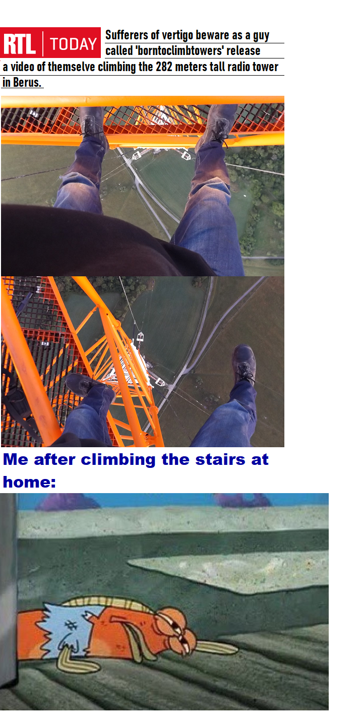 High Quality Stairs Blank Meme Template