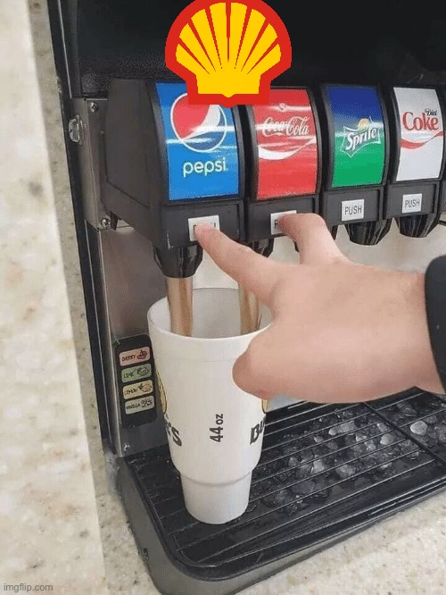 Fuel stop drinks | image tagged in coke pepsi | made w/ Imgflip meme maker