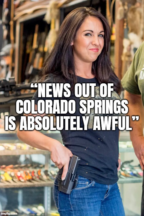 “NEWS OUT OF COLORADO SPRINGS IS ABSOLUTELY AWFUL” | image tagged in cant,understand,normal,thinking | made w/ Imgflip meme maker