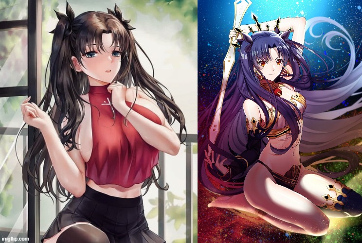 Is Ishtar and Rin twins?? | image tagged in confused | made w/ Imgflip meme maker