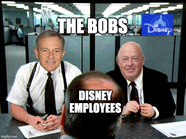 The Bobs of Disney | THE BOBS; DISNEY
EMPLOYEES | image tagged in disney,the bobs | made w/ Imgflip meme maker