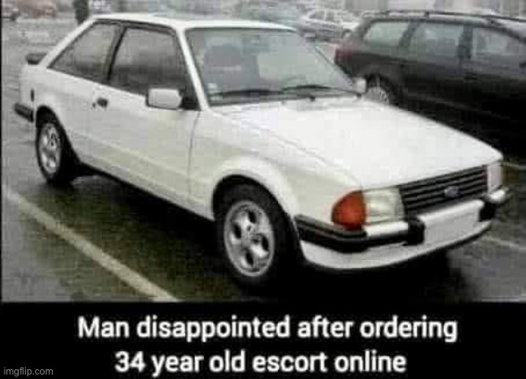 Escort | image tagged in bad pun | made w/ Imgflip meme maker