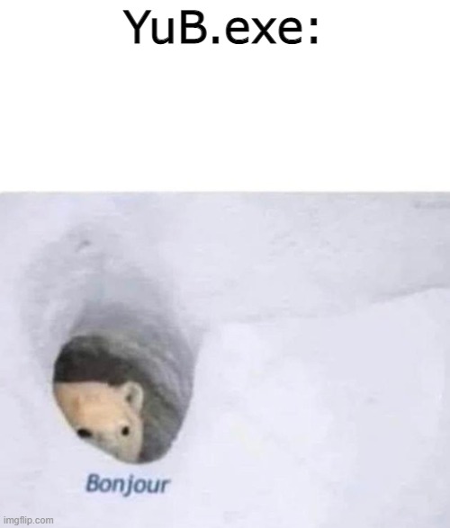 Bonjour | YuB.exe: | image tagged in bonjour | made w/ Imgflip meme maker