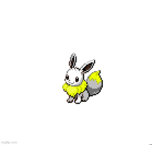 My version of shiny Eevee | image tagged in custom shiny | made w/ Imgflip meme maker