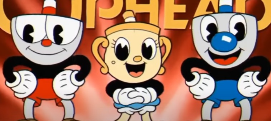 High Quality Cuphead, Mugman, and Mrs. Chalice staring Blank Meme Template