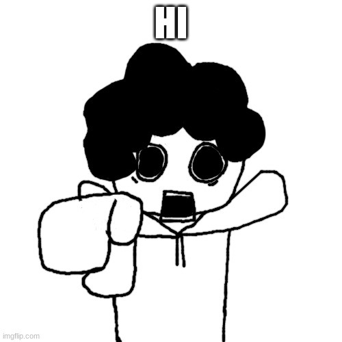 Bush Head Pointing at you | HI | image tagged in bush head pointing at you | made w/ Imgflip meme maker