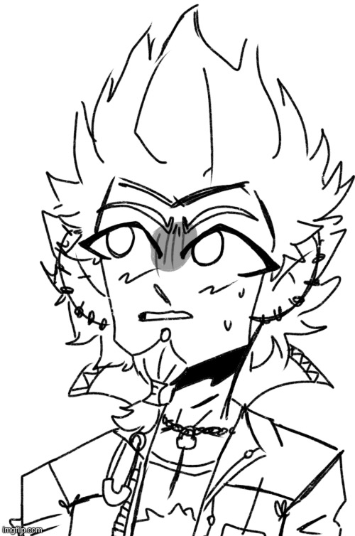 leon kuwata sketch he’s surprisingly fun to draw | made w/ Imgflip meme maker