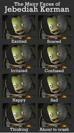 High Quality The many faces of jebediah kerman Blank Meme Template