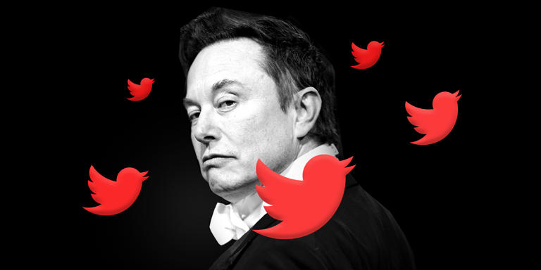 Elon Musk turns Twitter Republican Blank Meme Template