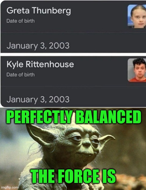 PERFECTLY BALANCED; THE FORCE IS | made w/ Imgflip meme maker