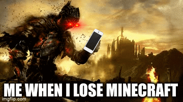 me playing minecraft - Imgflip