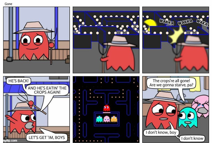 Pacman | image tagged in comics | made w/ Imgflip meme maker