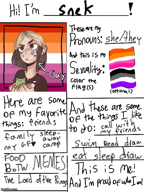why do i feel the need to do this at least once every month. i think its a problem | image tagged in lgbtq stream account profile | made w/ Imgflip meme maker
