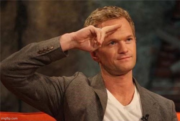 Barney Stinson Salute | image tagged in barney stinson salute | made w/ Imgflip meme maker