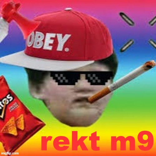 Rekt m9 | rekt m9 | image tagged in rekt m9 | made w/ Imgflip meme maker