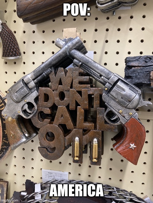 We don’t call 911 | POV:; AMERICA | image tagged in we don t call 911 | made w/ Imgflip meme maker