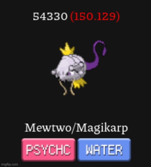 Mewgikarp | image tagged in noooooo | made w/ Imgflip meme maker