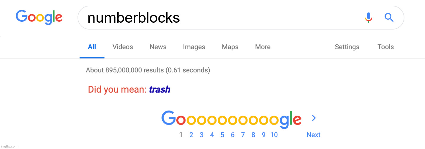 did you mean trash | numberblocks | image tagged in did you mean trash | made w/ Imgflip meme maker