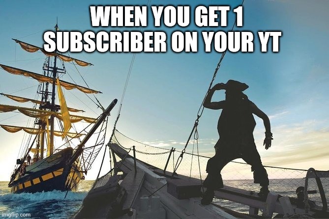 Getting one subscriber at a time | WHEN YOU GET 1 SUBSCRIBER ON YOUR YT | image tagged in memes | made w/ Imgflip meme maker