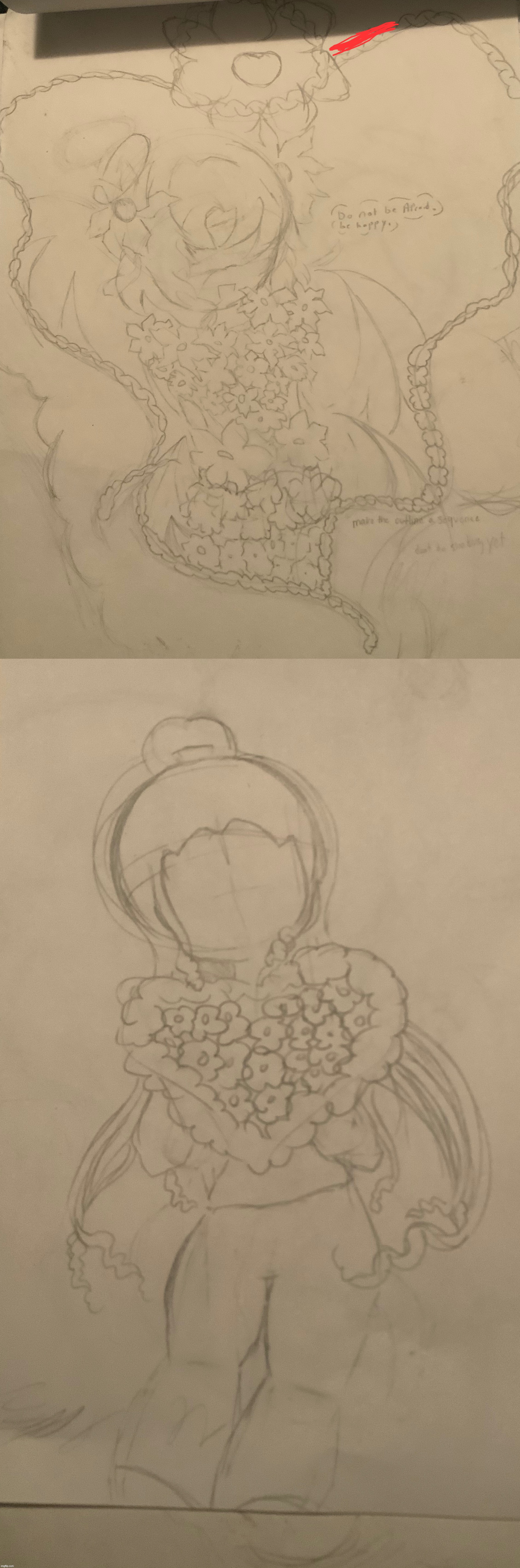 the bottom one is a self portrait like (traditional is sm fun) | made w/ Imgflip meme maker