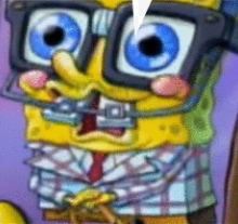 High Quality Nerd Spongebobo Blank Meme Template