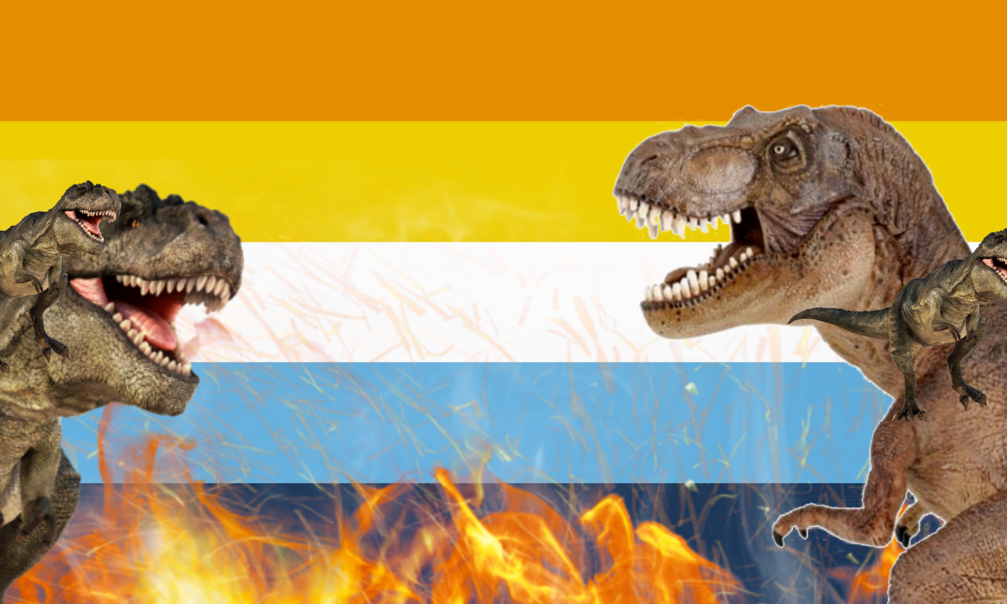 High Quality aroace dinosaurs Blank Meme Template