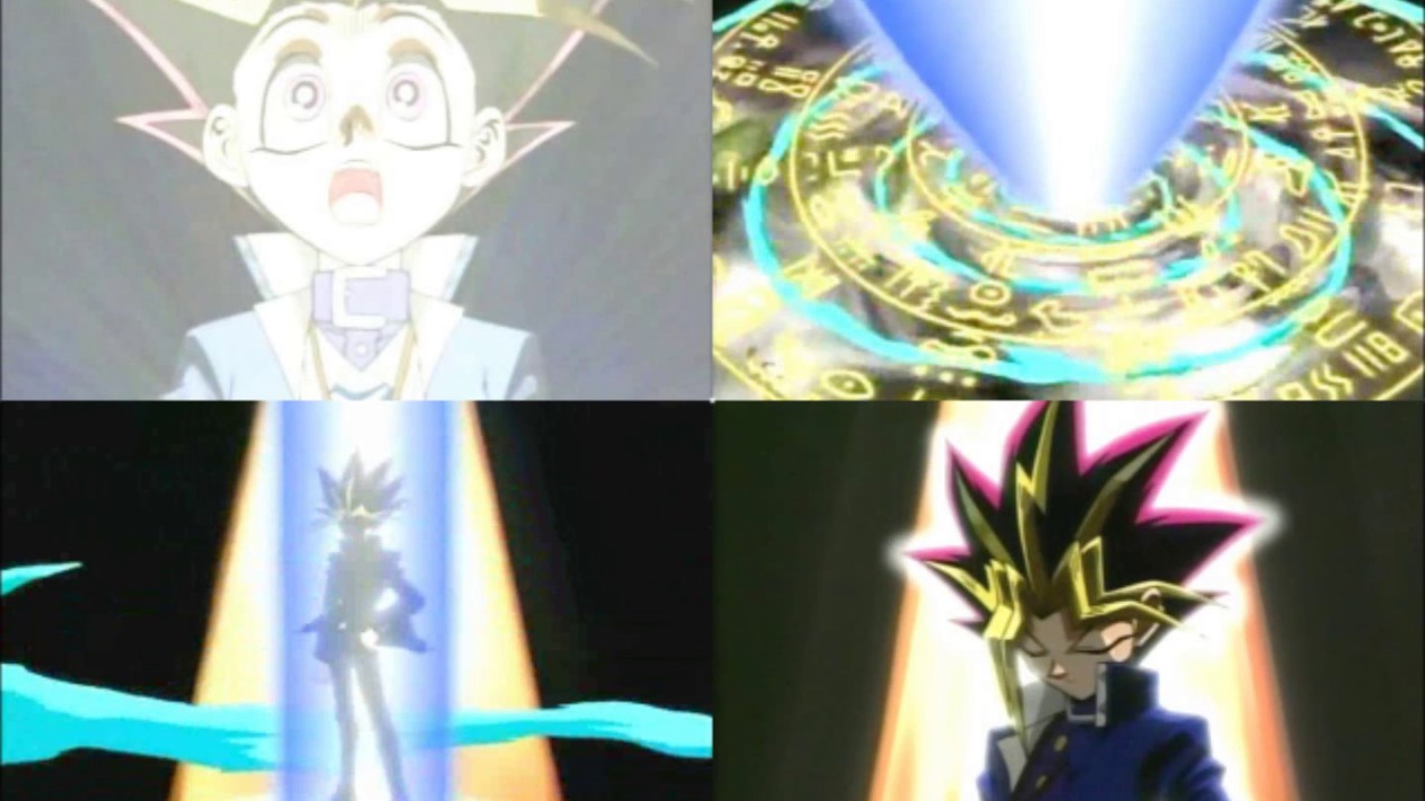 Yugi Moto Transforms Into Yami Yugi Blank Meme Template