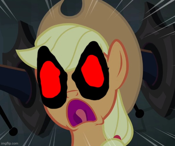 applejack's scared face XD | image tagged in applejack's scared face xd | made w/ Imgflip meme maker