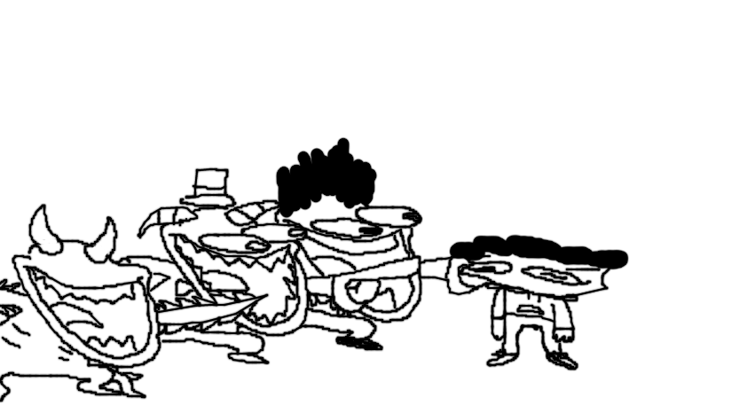 High Quality Spike, Trez and Doodle laughing at Carlos Or Something Blank Meme Template