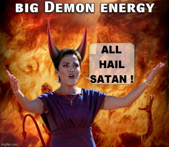 lake of hell fire | image tagged in evil gop,big d energy,qanon crazies,sore loser,kari lake,arizona | made w/ Imgflip meme maker