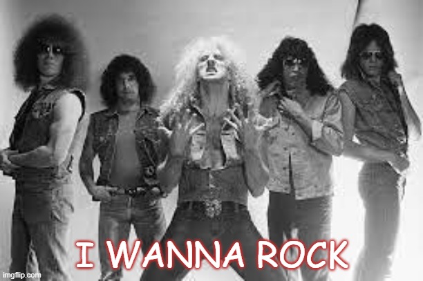 I WANNA ROCK | made w/ Imgflip meme maker