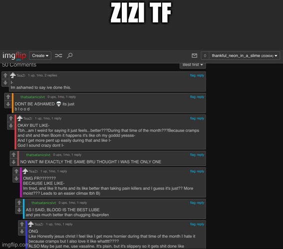 ☠️☠️☠️☠️☠️☠️ | ZIZI TF | made w/ Imgflip meme maker