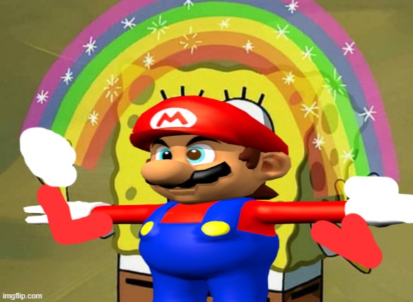 imaginogt mario | image tagged in sm64,64 | made w/ Imgflip meme maker