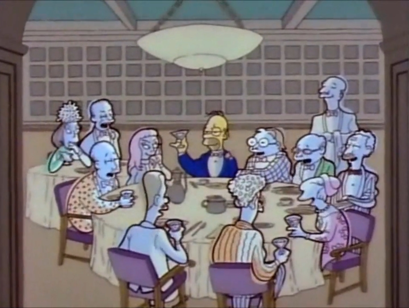 Homer party Blank Meme Template