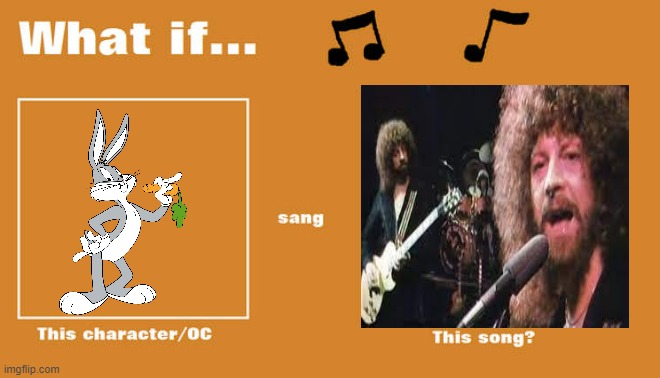 if bugs bunny sung mr blue sky | image tagged in what if this character - or oc sang this song,warner bros,bunnies,music,70s | made w/ Imgflip meme maker