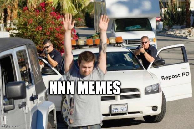 NNN memes be like | NNN MEMES | image tagged in repost police | made w/ Imgflip meme maker