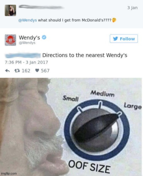damn wendy's | made w/ Imgflip meme maker