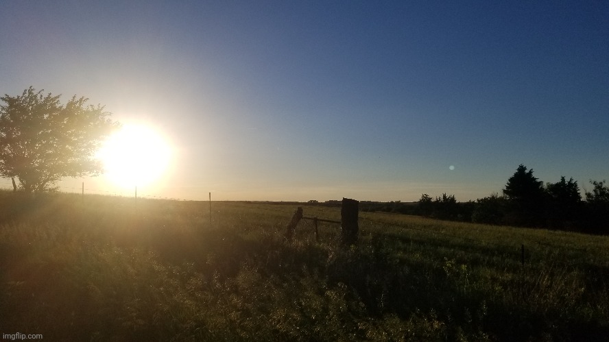 Sunset by Grandma's house KS 11 23 22 | image tagged in photography,camera,nice,cool | made w/ Imgflip meme maker