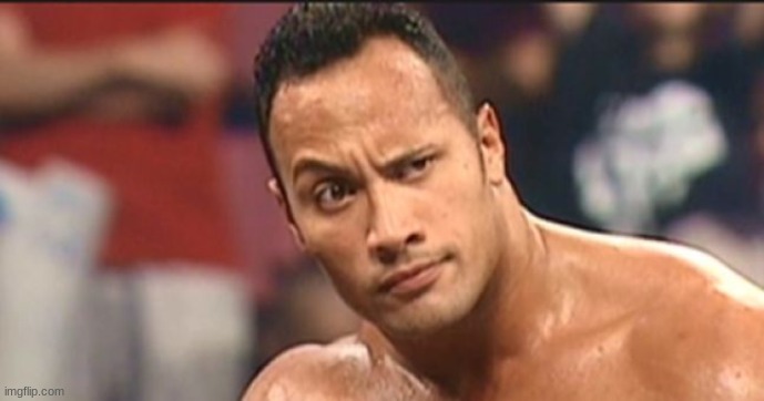 The Rock Raises His Eyebrow 