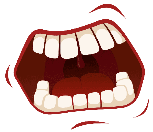 Screaming Mouth Clipart Transparent Background Meme Template