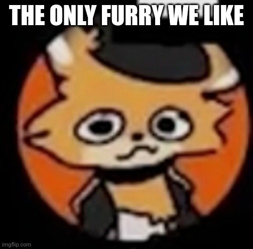 Fundy cool | THE ONLY FURRY WE LIKE | image tagged in meme,minecraft | made w/ Imgflip meme maker