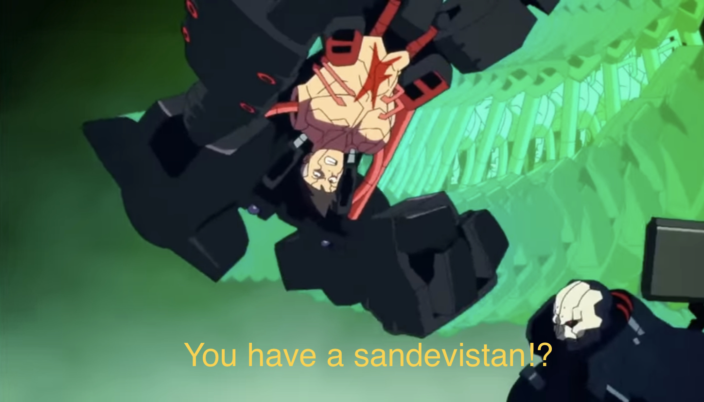 You have a sandevistan!? Blank Meme Template