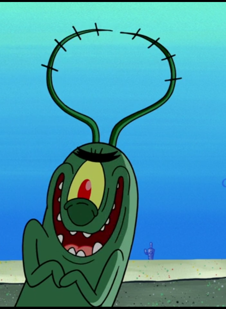 Plankton Demon Blank Meme Template