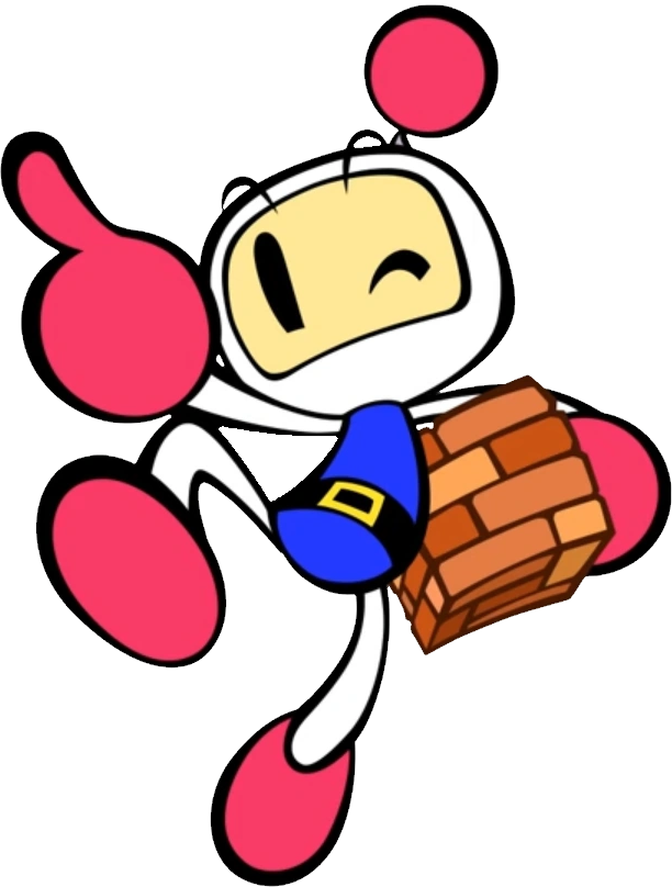 White Bomber 9 (Super Bomberman R) Blank Meme Template