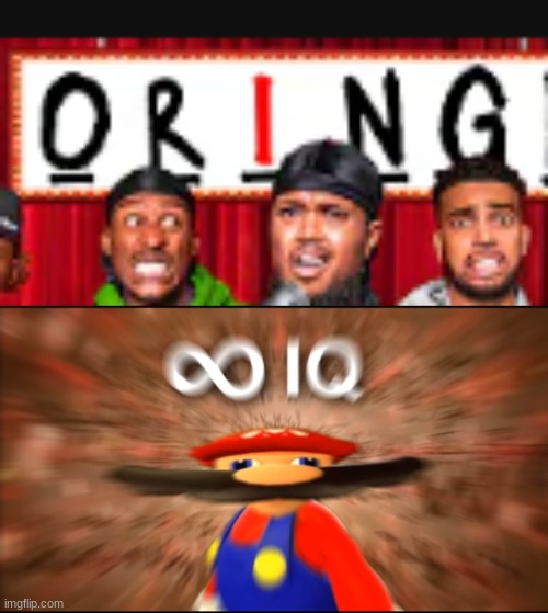 "Sound it out with syllables" Bitch this is how he got it. | image tagged in infinity iq mario | made w/ Imgflip meme maker