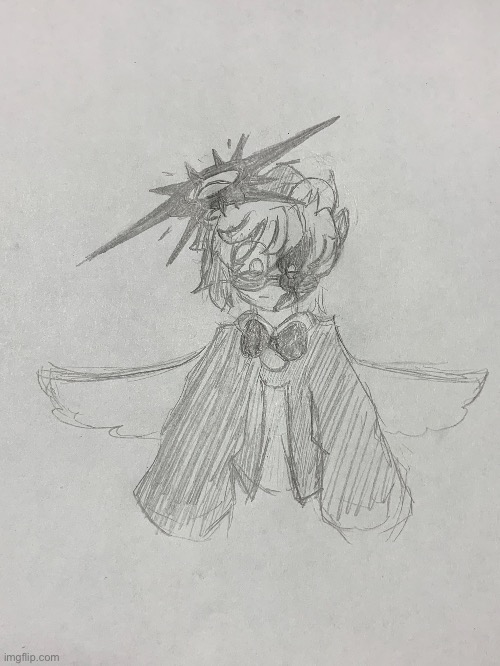 Random person I’m working on :’) | image tagged in because y e s | made w/ Imgflip meme maker