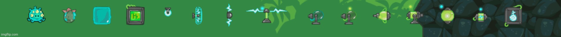 All of the Bad Piggies alien parts! I used a mod to make it easier to show them all with 0 effort | made w/ Imgflip meme maker