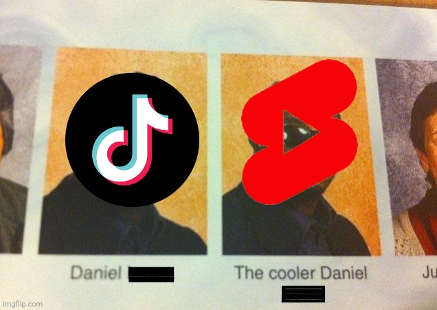 YouTube Shorts | image tagged in the cooler daniel,tiktok,youtube,youtube shorts | made w/ Imgflip meme maker